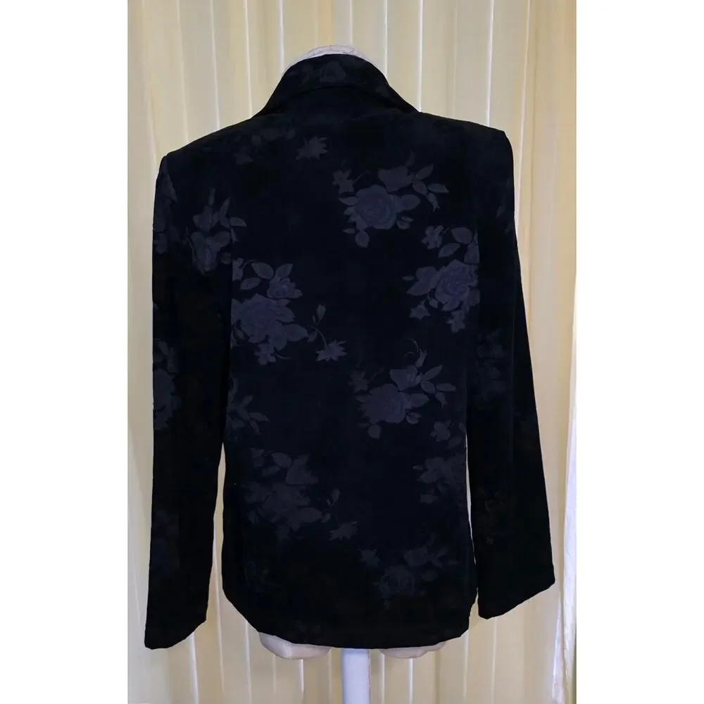 Equestrian‎ Designs Santa Barbara Vintage Jacket Womens XL Tie Front Show Coat